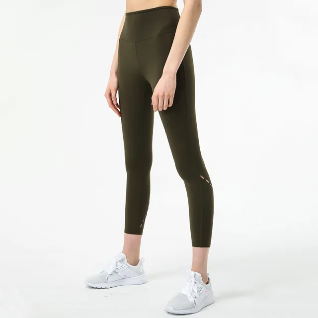 High waist hip yoga pants Green - Shop at LoveMi