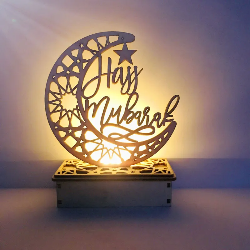 Wrought iron hurricane lamp - Moon Hajj