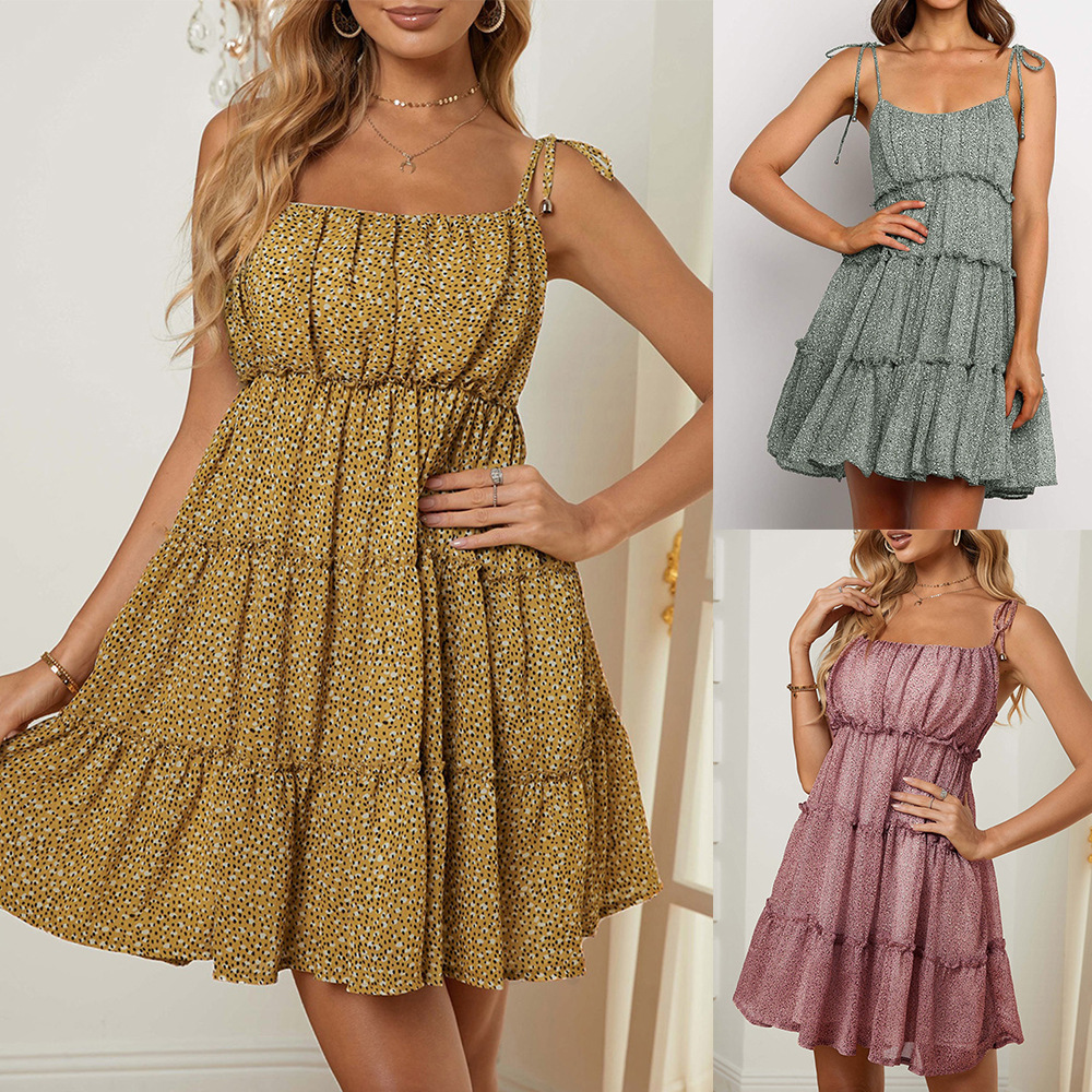 Women's printed camisole dress