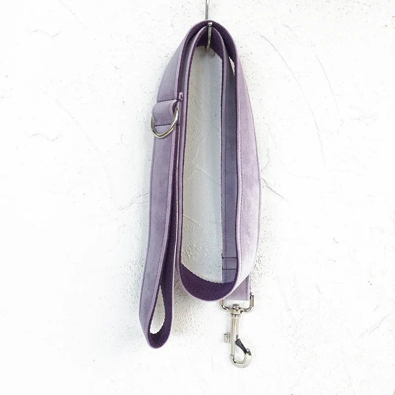 MUTTCO pet dog ring leash pull strap - Light Purple