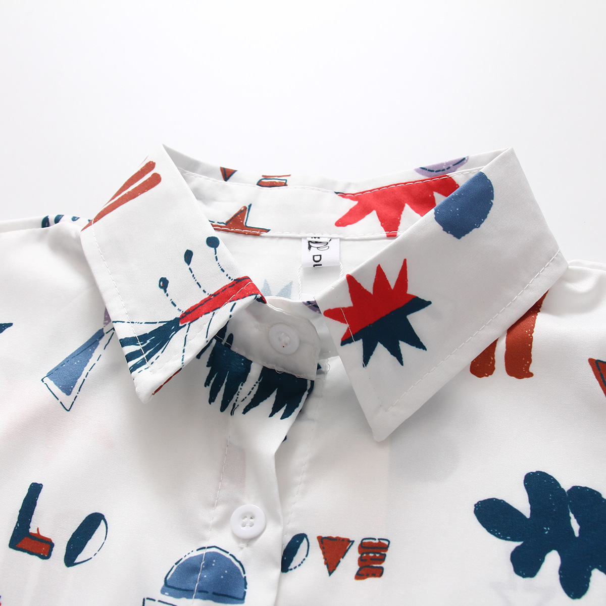 Printed short sleeve shirt