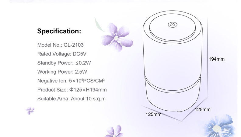 USB desktop desktop air freshener 5