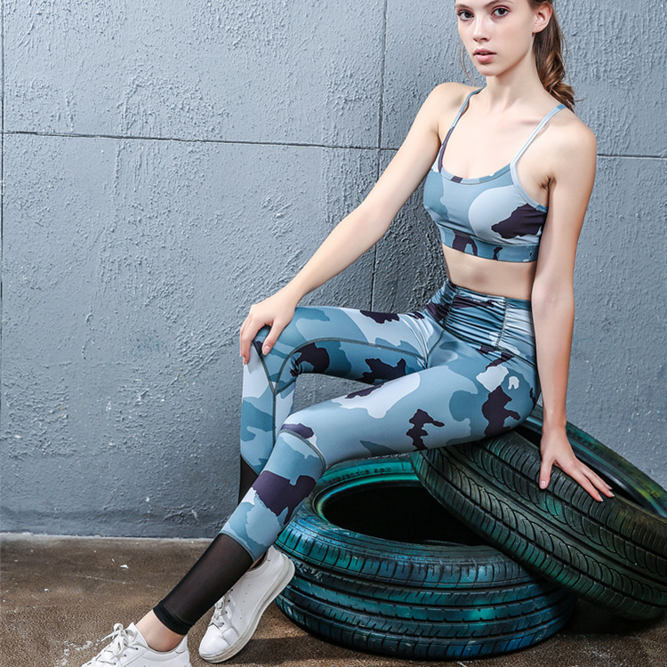 Новые женские штаны для йоги с принтом