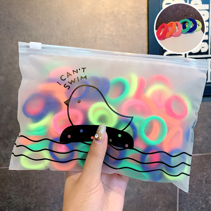 High elasticity simple hair ring Fluorescent - Shop at LoveMi