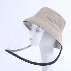 Anti-spray anti-ultraviolet fisherman hat - Khaki - View 1