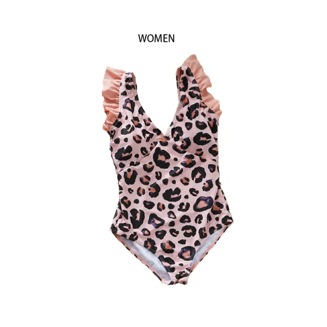 Leopard print family parent child swimsuit Leopard - Shop at LoveMi