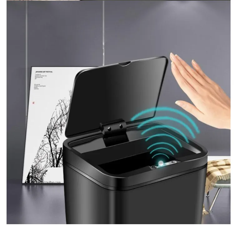 Automatic Sensor Dustbin - Black