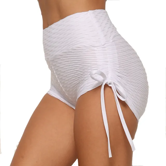 European and American bubble shorts bow White - Shop at LoveMi