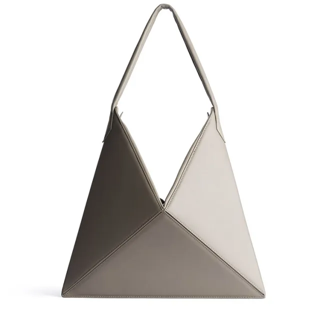 Folding tote shoulder bag Grey - Shop at LoveMi