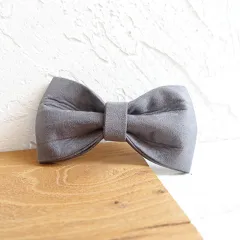 MUTTCO pet supplies collar bow tie jewellery - Grey - View 1