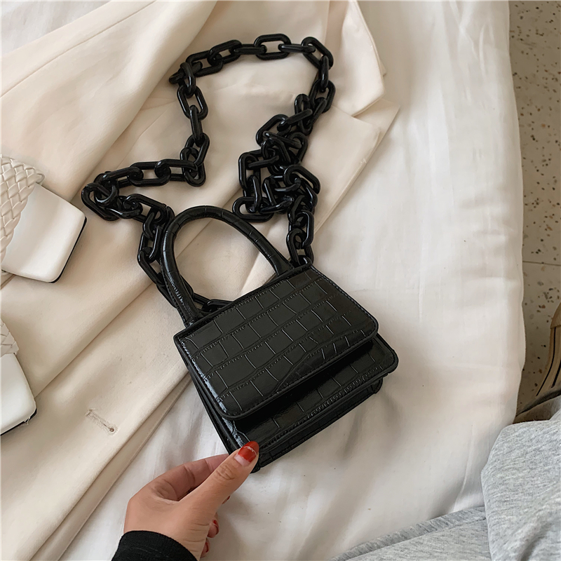 Popular spring net red small bag Black - Shop at LoveMi