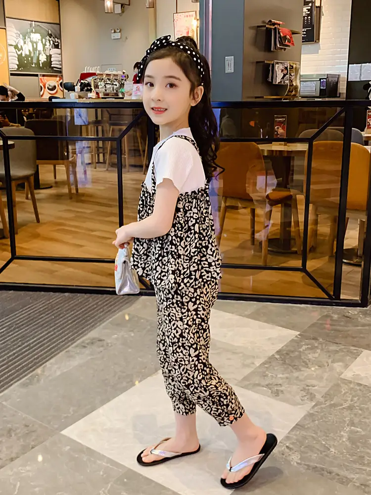 Western-style summer dress Korean fashionable girl casual two-piece suit