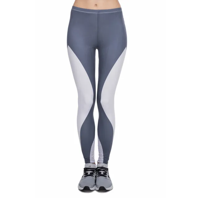 Black and white printed cropped pants White - Shop at LoveMi