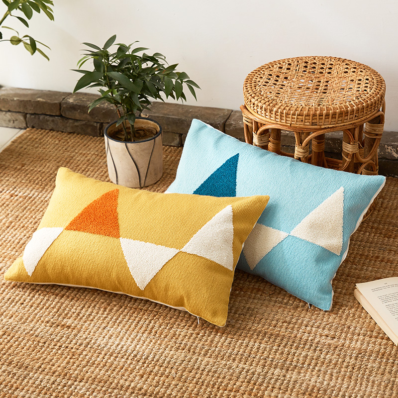 Cotton pillow back