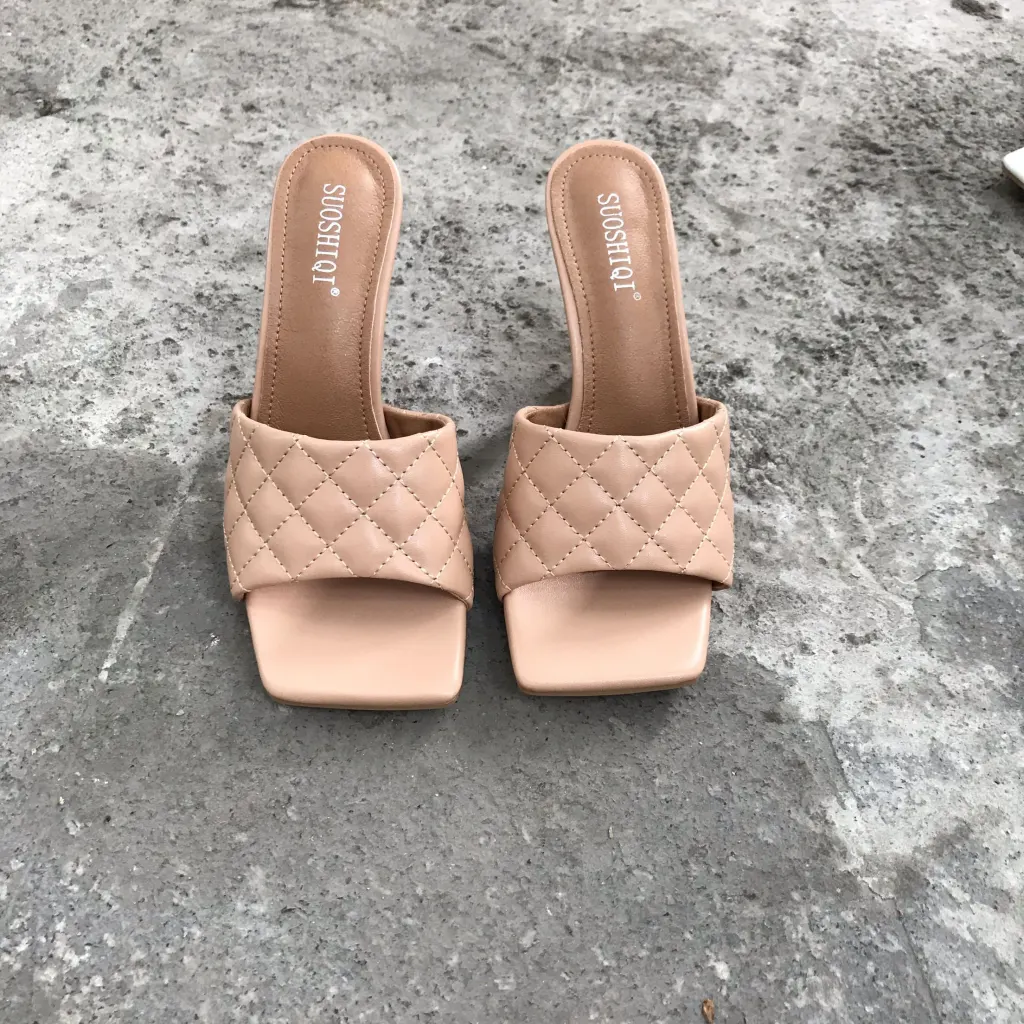 Women's high heel women's shoes - Khaki