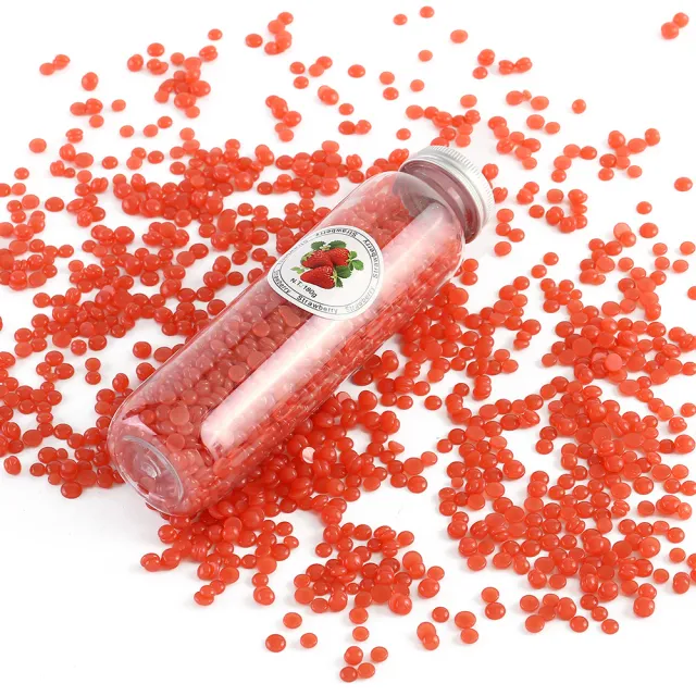 Body waxing wax beans bottled Strawberry - Shop at LoveMi