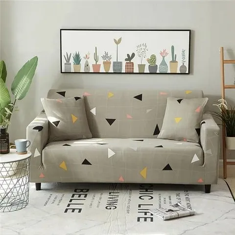 Kaleidoscope simple universal sofa cover - Happy