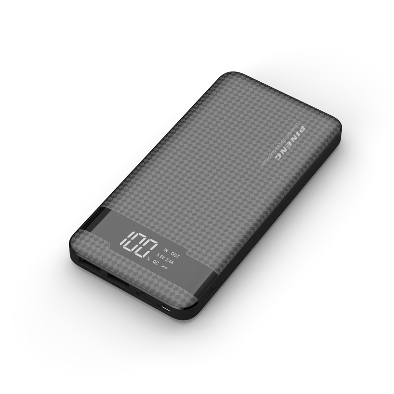 10000 mAh power bank Black