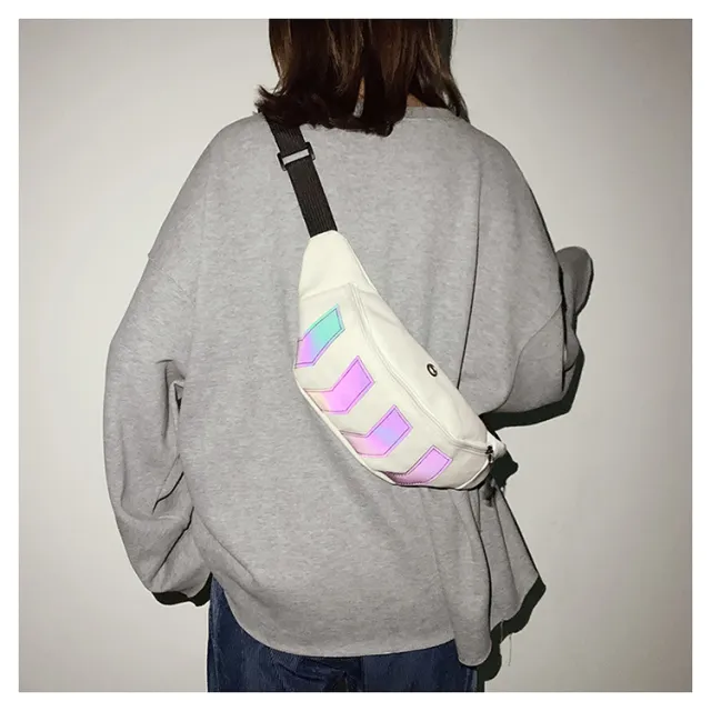 One shoulder messenger bag White - Shop at LoveMi