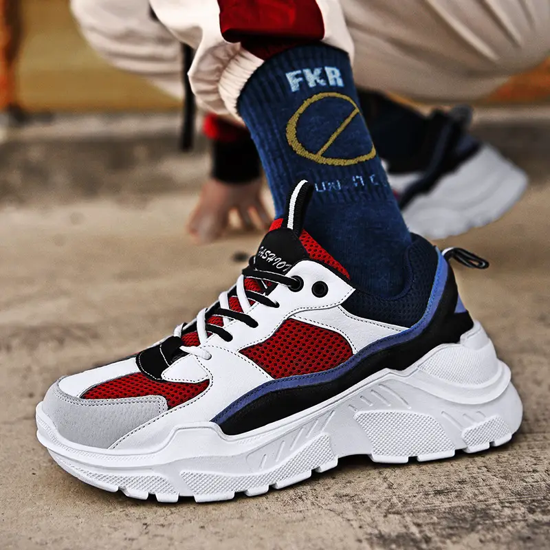Dad shoes men's thick bottom increased