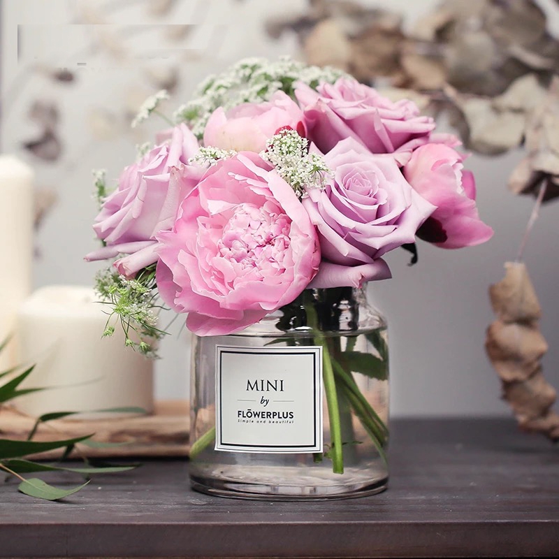 Charming Flower Glass Vase