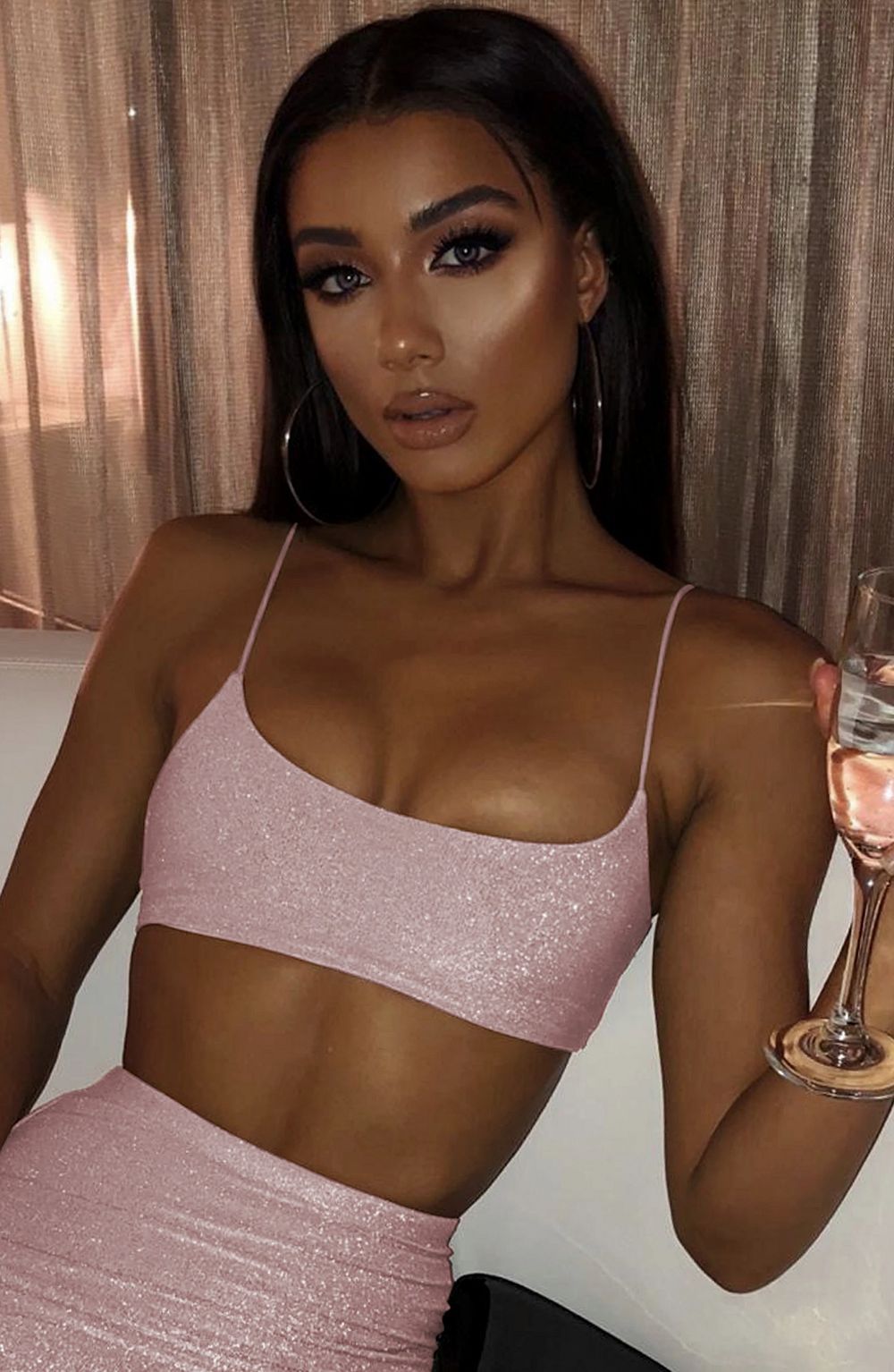 Low-cut waistband hip skirt