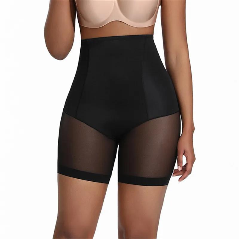 Thin breathable postpartum belly pants - Black
