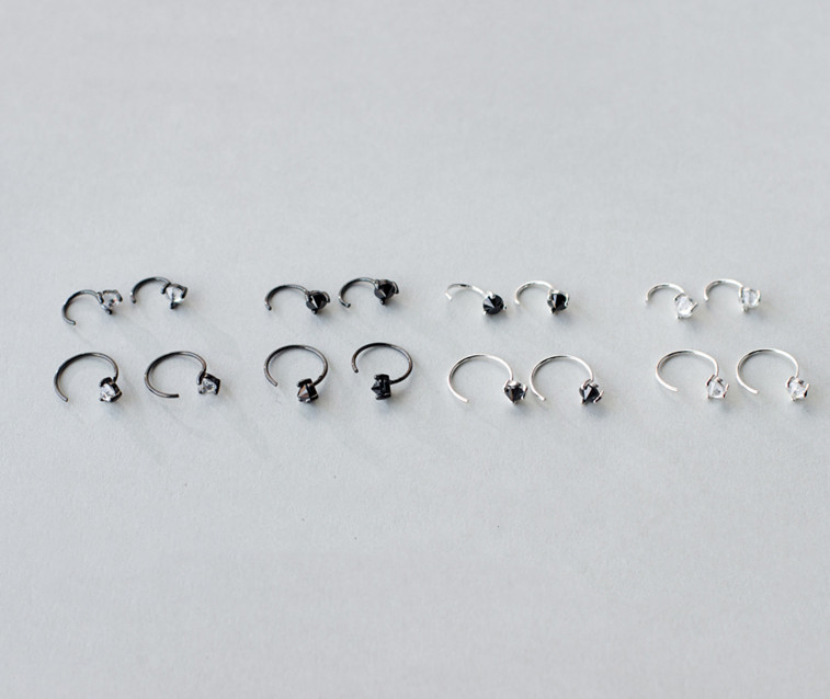 s925 silver earrings