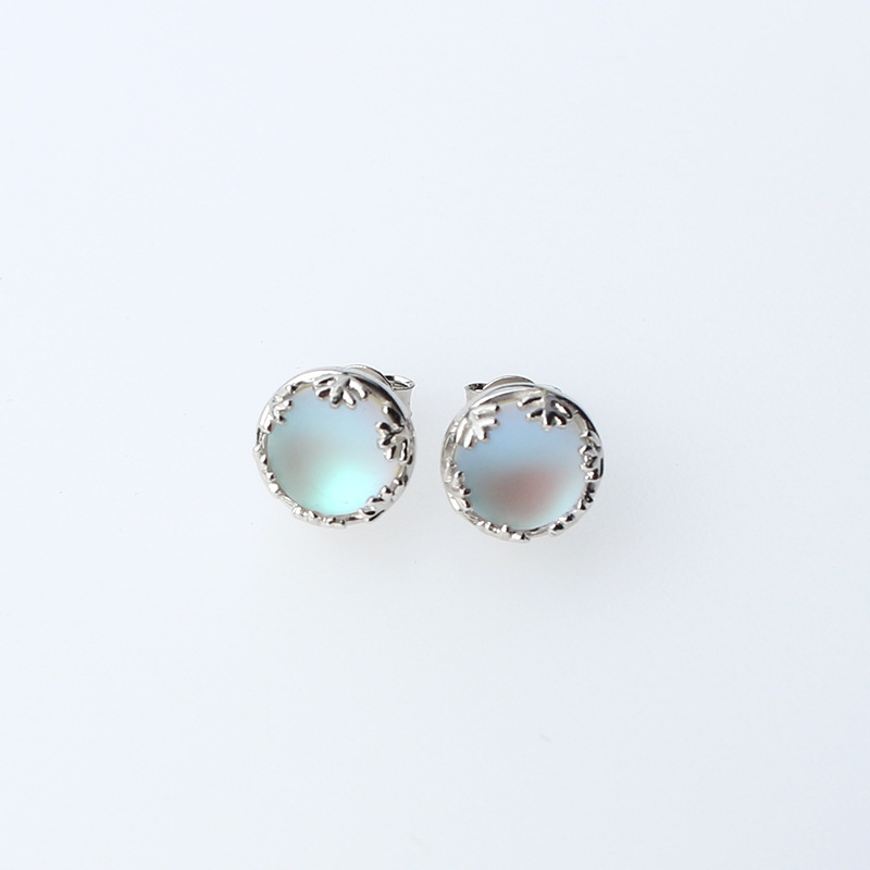 Natural Moonstone s925 sterling silver earrings