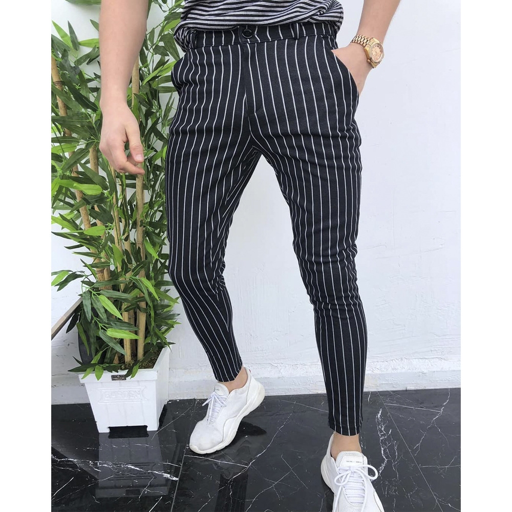 Striped Men's Casual And Comfortable Pants