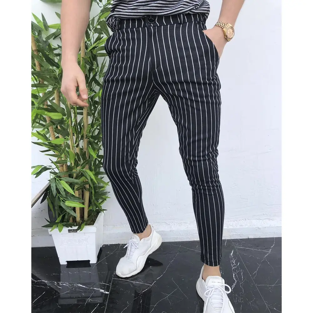 Striped Men's Casual And Comfortable Pants