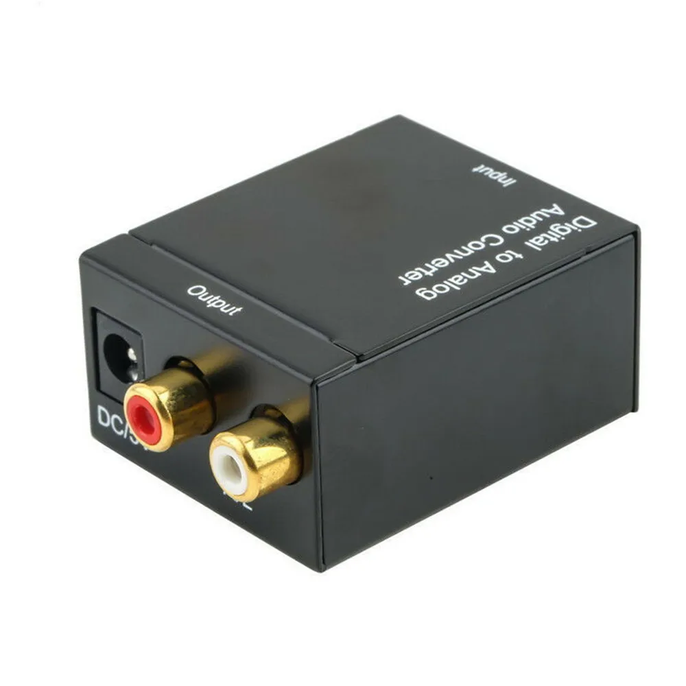 Analog to Digital Audio Converter Fiber Optic with TV