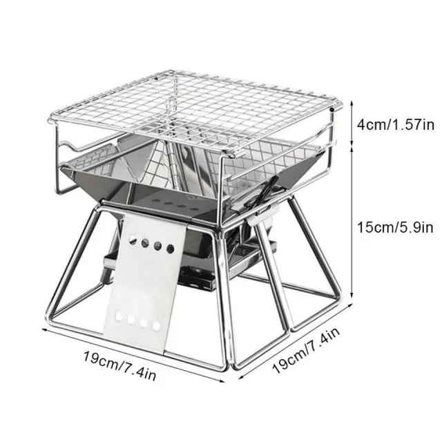 Super small stainless steel grill Style1 - Shop at LoveMi