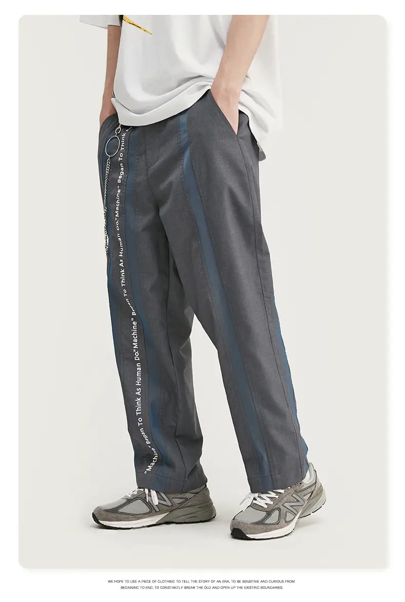Casual straight suit trousers