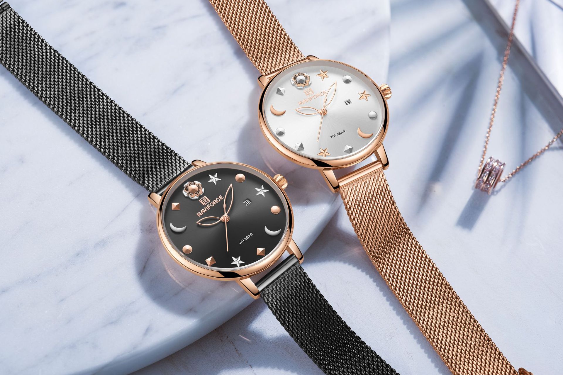 Fashion starry sky ladies watch