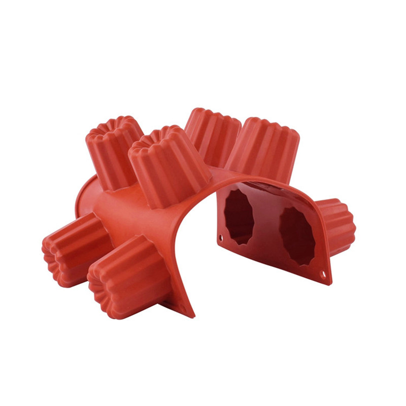Silicone 8-hole cake mold