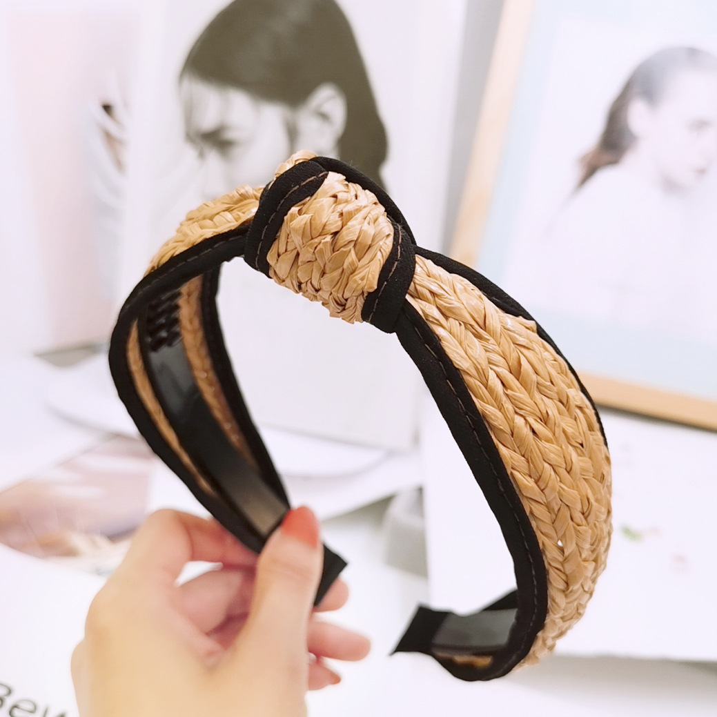 Straw braid headband 4Style - Shop at LoveMi