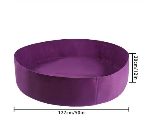 New Fabric Grow Pot Felt Garden Grow Bag Outdoor Vegetable Planter Planting Bags Garden Living Bag Garden Pots Planting Bag Purple - Shop at LoveMi