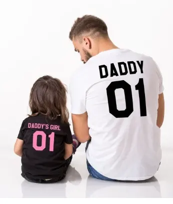 Pink Word Parent-child Family Outfit