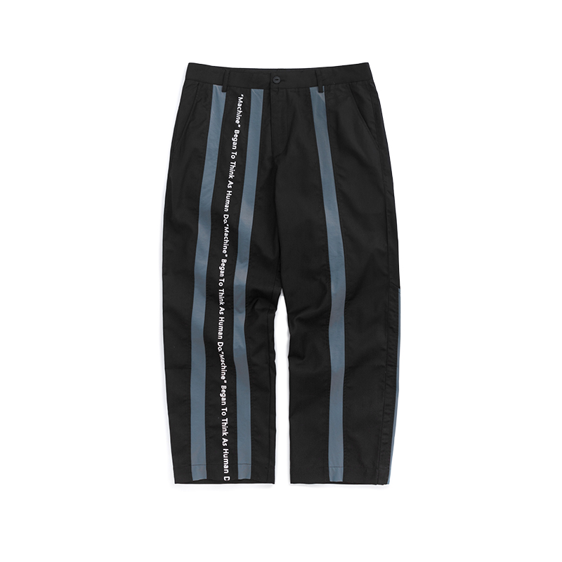 Casual straight suit trousers