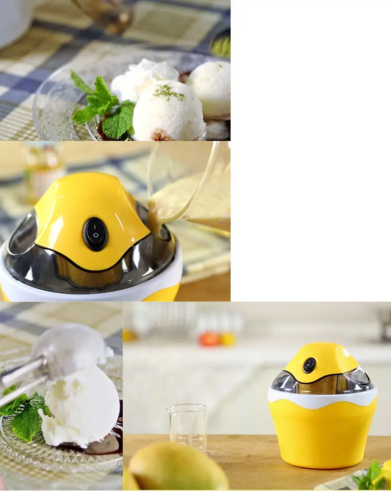 Home-made ice cream machine mini