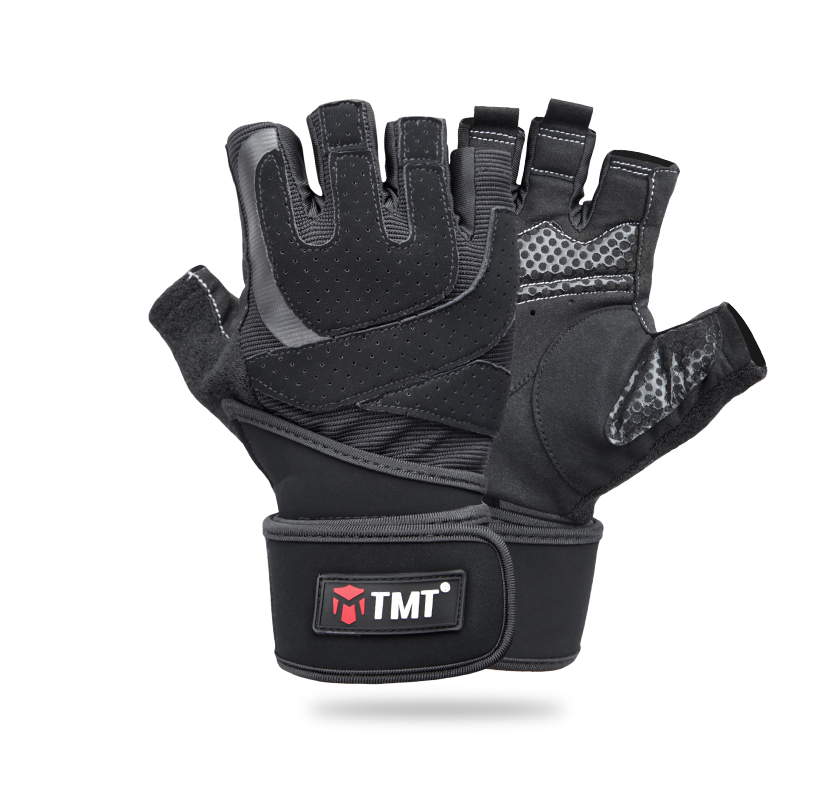 Horizontal bar bracers for half - finger gloves
