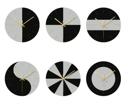 Tempered Glass Wall Clock