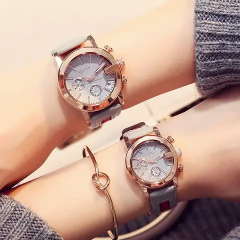 Small Dial Ladies Calendar Belt Watch