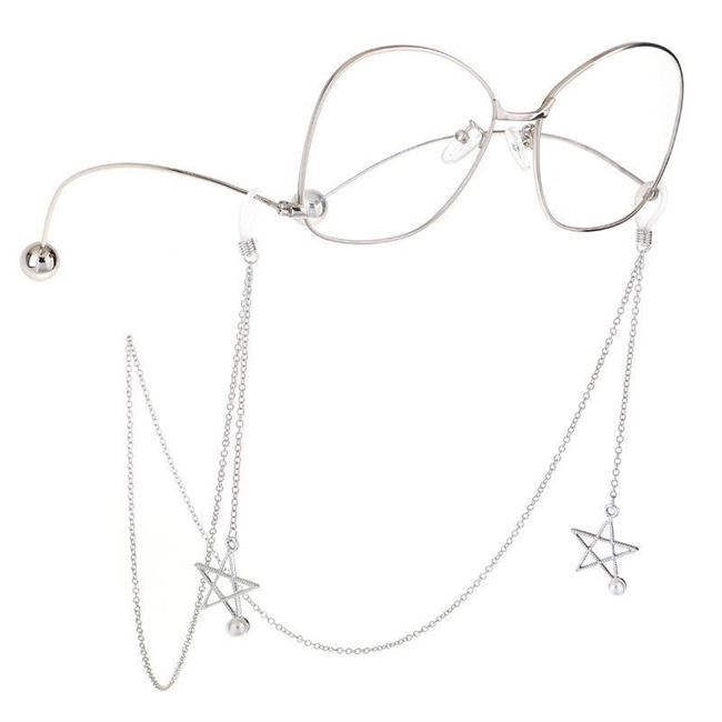 Frame pearl chain decoration