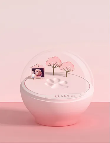 Pet Paw Print Memorial Pad Pink - Shop at LoveMi