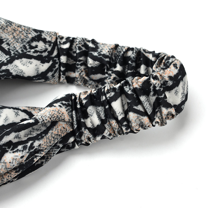 Silk satin cross hair band — foto 3