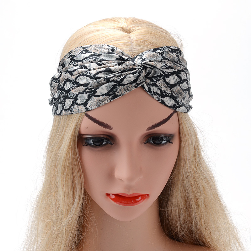 Silk satin cross hair band — foto 9