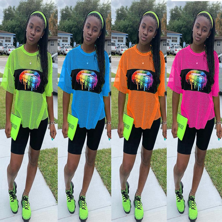 Two-piece offset t-shirt