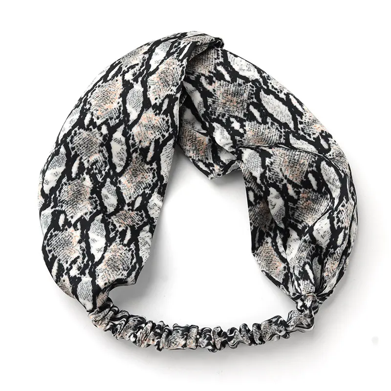 Silk Satin Cross Hair Band